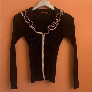 Belldini Zip front sweater
